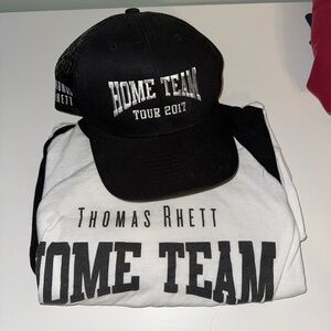 Home Team Black and White Cap and T-Shirt Set